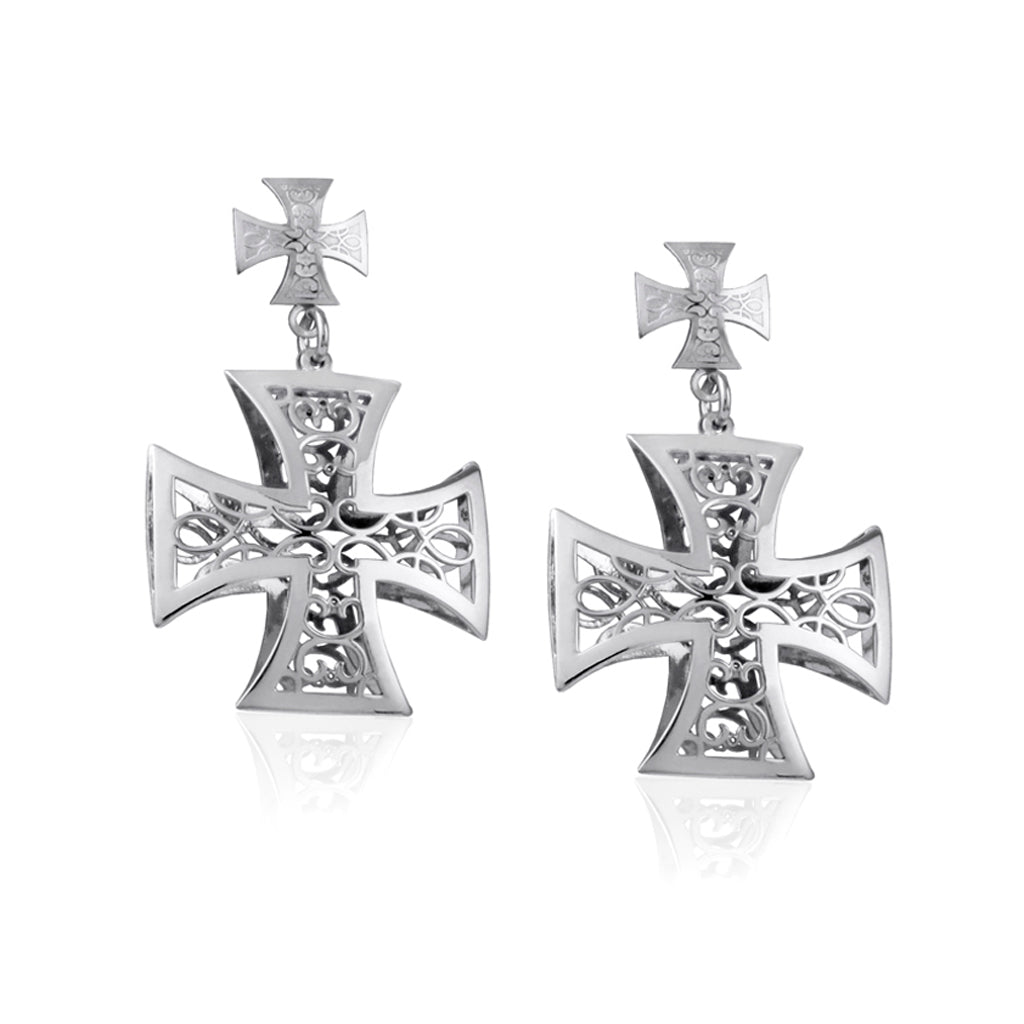 Earrings from the Crosses and Medals Collection