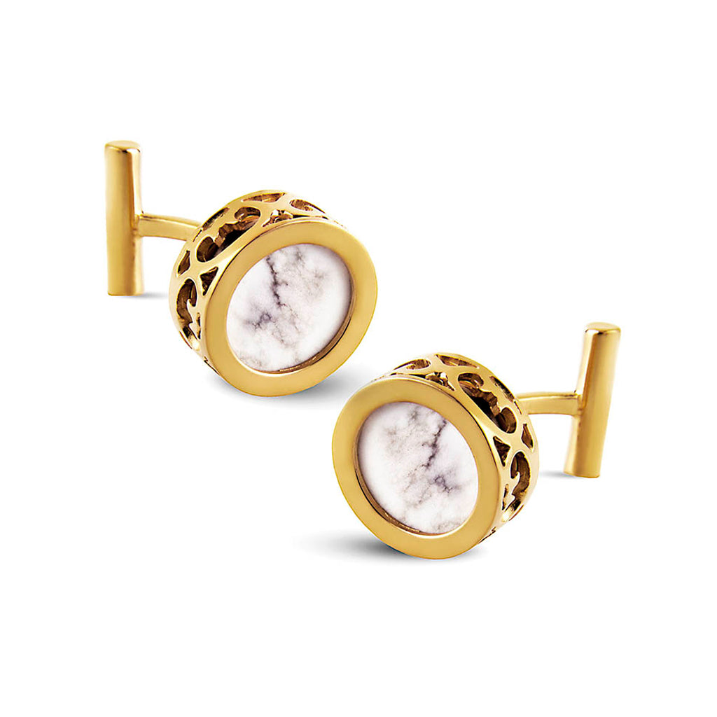 Mancuernilla Constancia onix blanco ch