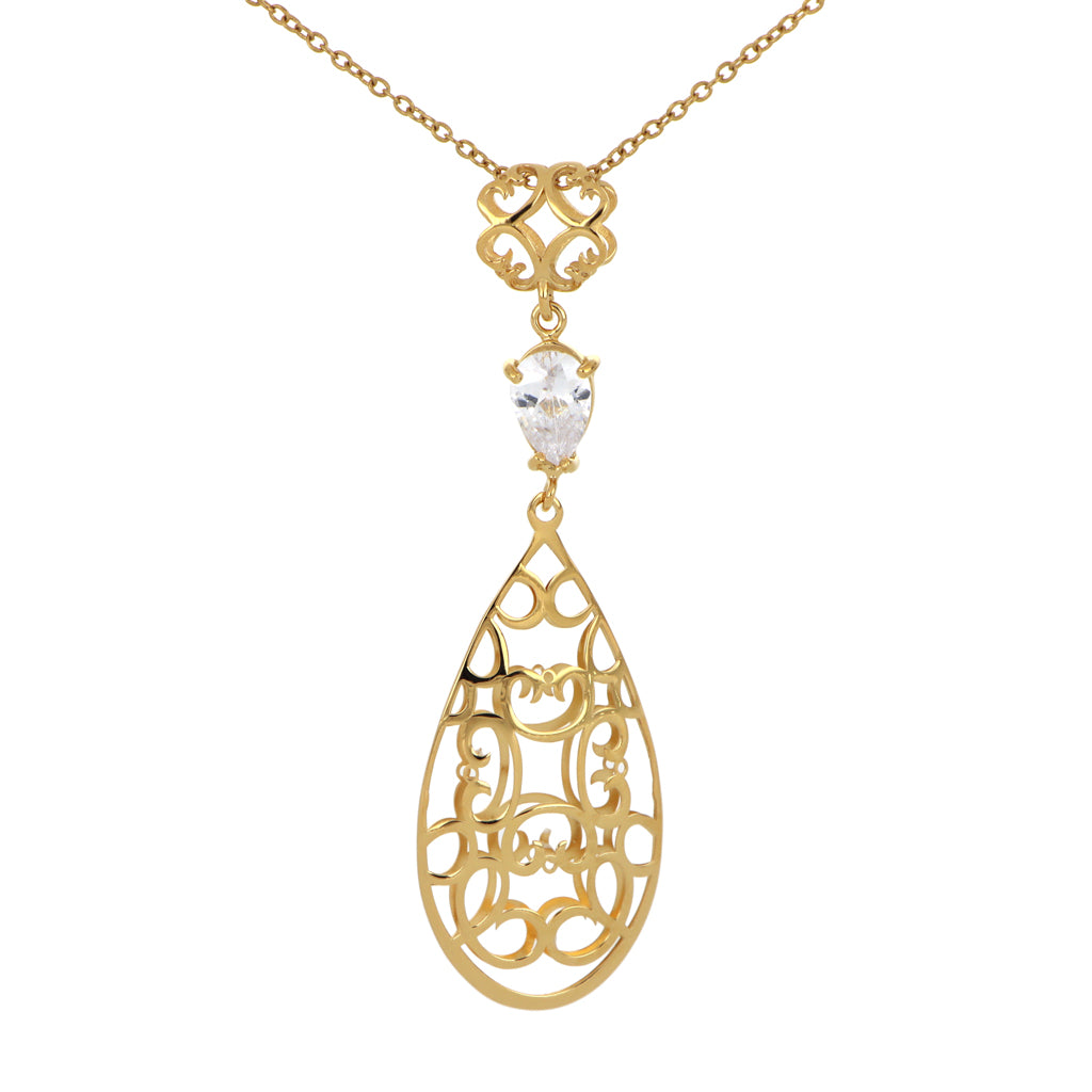 Dije colección ofrenda de amor c/n gota circonia