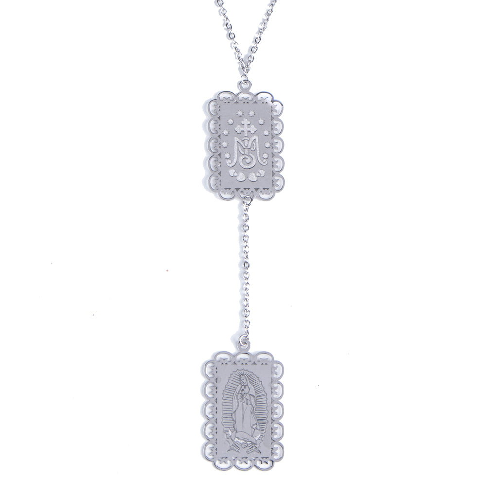 Large Virgin of Guadalupe Scapular from the Crosses and Medals Collection