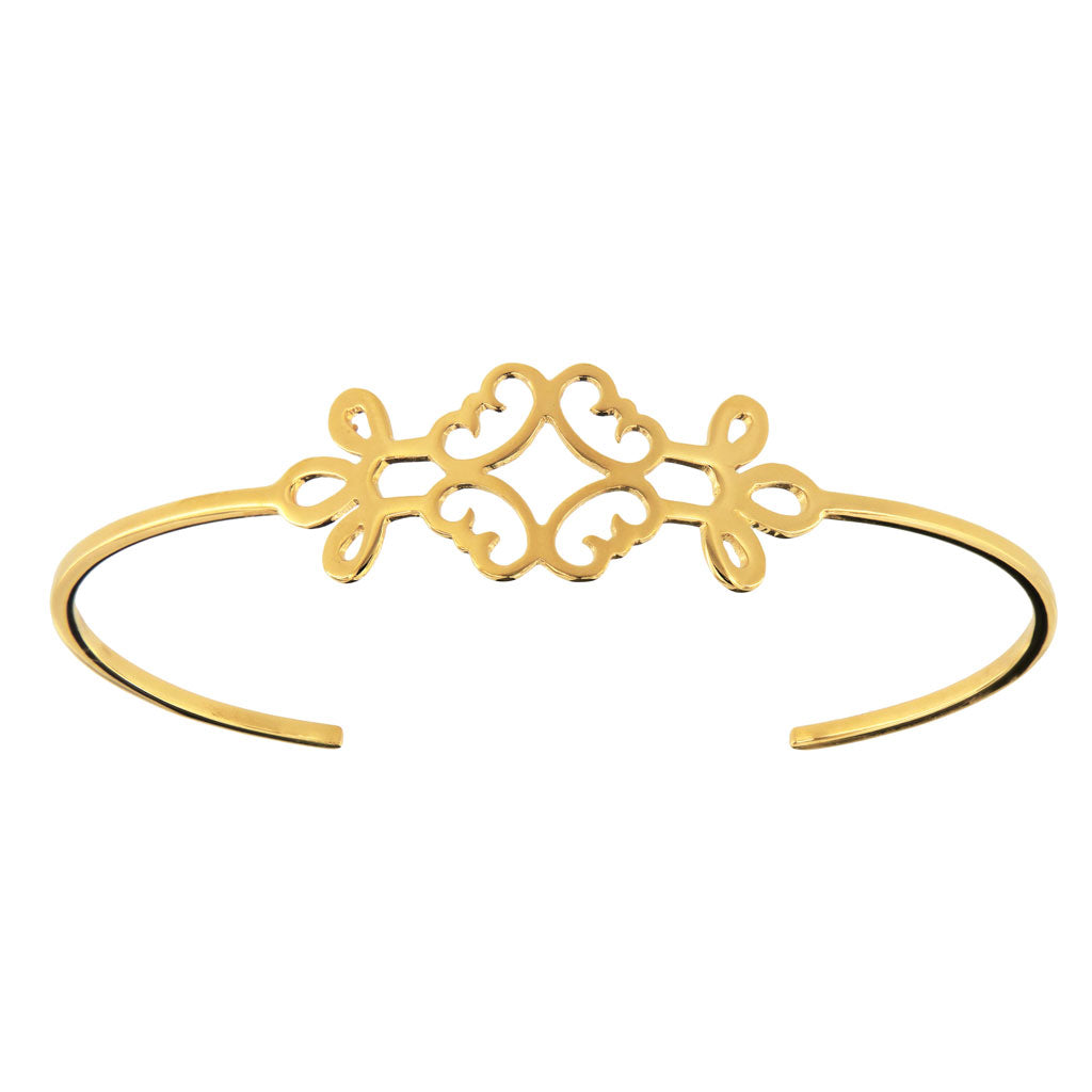 Lucero Pearls Hoop Bracelet