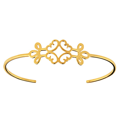 Lucero Pearls Hoop Bracelet