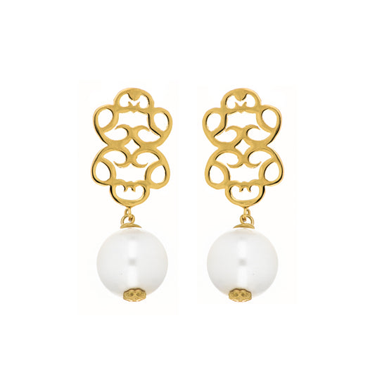 Earrings collection of love offering with pearl