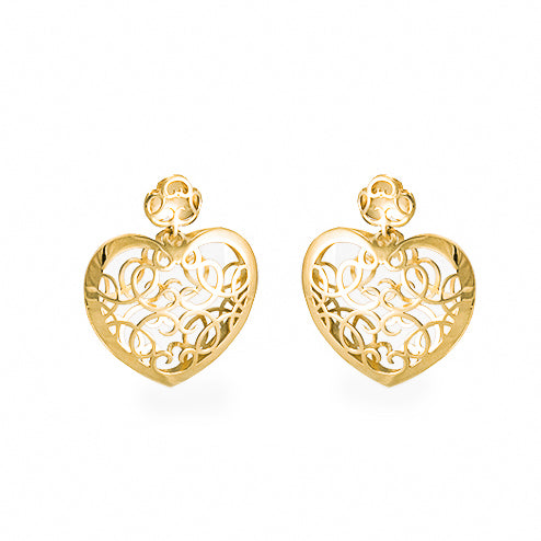 Aretes Corazón de Princesa